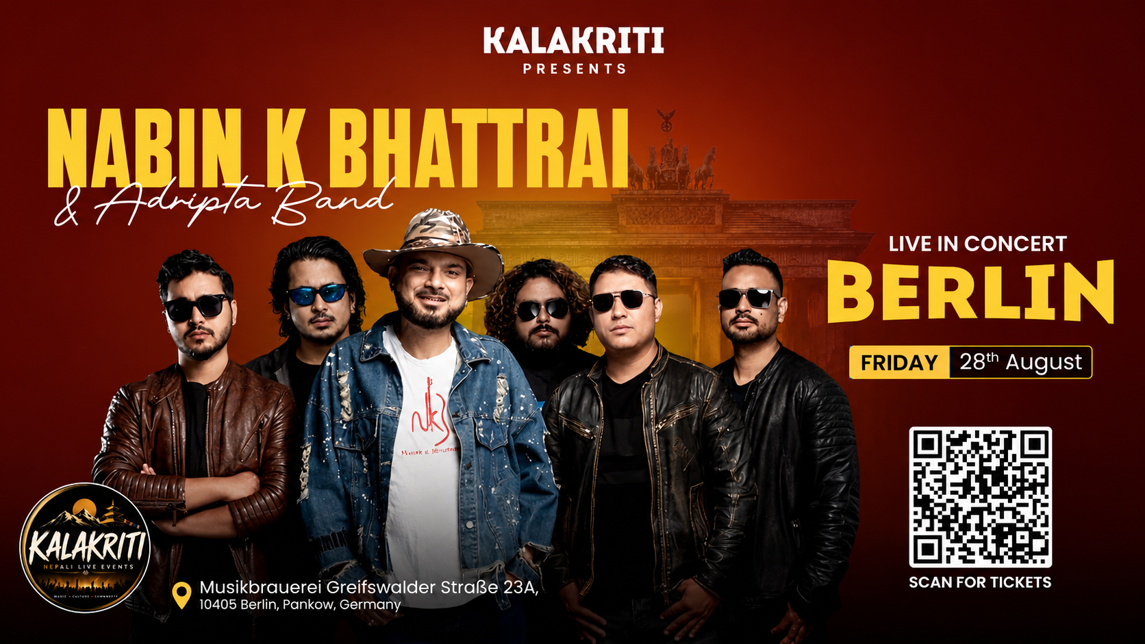 Nabin K Bhattarai & The Atripta Band - Live in Berlin, Germany